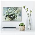 Picture of White Florals _GroupedProduct_Rectangle_Landscape_Canvas_Framed_