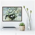 Picture of White Florals _GroupedProduct_Rectangle_Landscape_Canvas_Framed_