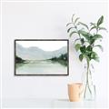 Picture of Watercolour Mountain  _GroupedProduct_Rectangle_Landscape_Canvas_Framed_