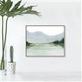 Picture of Watercolour Mountain  _GroupedProduct_Rectangle_Landscape_Canvas_Framed_