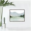 Picture of Watercolour Mountain  _GroupedProduct_Rectangle_Landscape_Canvas_Framed_