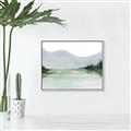 Picture of Watercolour Mountain  _GroupedProduct_Rectangle_Landscape_Canvas_Framed_