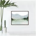 Picture of Watercolour Mountain  _GroupedProduct_Rectangle_Landscape_Canvas_Framed_