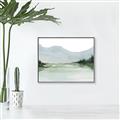 Picture of Watercolour Mountain  _GroupedProduct_Rectangle_Landscape_Canvas_Framed_