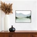 Picture of Watercolour Mountain  _GroupedProduct_Rectangle_Landscape_Canvas_Framed_