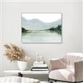 Picture of Watercolour Mountain  _GroupedProduct_Rectangle_Landscape_Canvas_Framed_