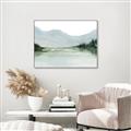 Picture of Watercolour Mountain  _GroupedProduct_Rectangle_Landscape_Canvas_Framed_