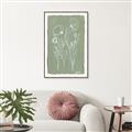 Picture of Floral Spritz II _GroupedProduct_Rectangle_Portrait_Canvas_Framed_