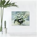 Picture of White Florals _GroupedProduct_Rectangle_Landscape_Unframed_Print_Only_