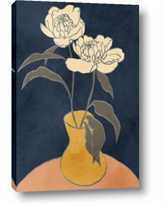 Picture of 2 flowers & Vase