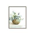 Picture of Vase and Blue Flowers _GroupedProduct_Rectangle_Portrait_Canvas_Framed_