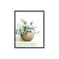 Picture of Vase and Blue Flowers _GroupedProduct_Rectangle_Portrait_Canvas_Framed_