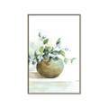 Picture of Vase and Blue Flowers _GroupedProduct_Rectangle_Portrait_Canvas_Framed_