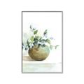 Picture of Vase and Blue Flowers _GroupedProduct_Rectangle_Portrait_Canvas_Framed_