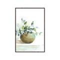 Picture of Vase and Blue Flowers _GroupedProduct_Rectangle_Portrait_Canvas_Framed_