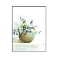 Picture of Vase and Blue Flowers _GroupedProduct_Rectangle_Portrait_Canvas_Framed_