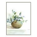 Picture of Vase and Blue Flowers _GroupedProduct_Rectangle_Portrait_Canvas_Framed_