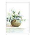 Picture of Vase and Blue Flowers _GroupedProduct_Rectangle_Portrait_Canvas_Framed_