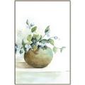 Picture of Vase and Blue Flowers _GroupedProduct_Rectangle_Portrait_Canvas_Framed_