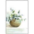 Picture of Vase and Blue Flowers _GroupedProduct_Rectangle_Portrait_Canvas_Framed_