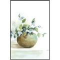 Picture of Vase and Blue Flowers _GroupedProduct_Rectangle_Portrait_Canvas_Framed_