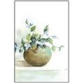 Picture of Vase and Blue Flowers _GroupedProduct_Rectangle_Portrait_Canvas_Framed_