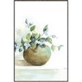 Picture of Vase and Blue Flowers _GroupedProduct_Rectangle_Portrait_Canvas_Framed_
