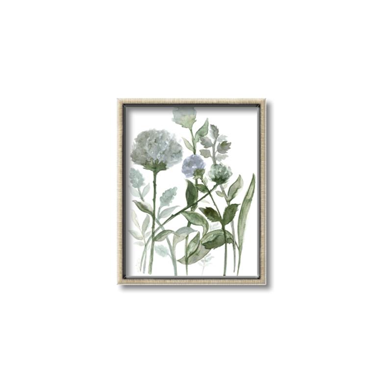 Picture of Blue Buds I _GroupedProduct_Rectangle_Portrait_Canvas_Framed_