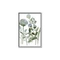 Picture of Blue Buds I _GroupedProduct_Rectangle_Portrait_Canvas_Framed_