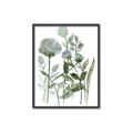 Picture of Blue Buds I _GroupedProduct_Rectangle_Portrait_Canvas_Framed_