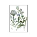 Picture of Blue Buds I _GroupedProduct_Rectangle_Portrait_Canvas_Framed_