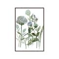 Picture of Blue Buds I _GroupedProduct_Rectangle_Portrait_Canvas_Framed_