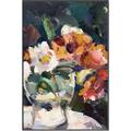 Picture of Bouquet in Vase _GroupedProduct_Rectangle_Portrait_Canvas_Framed_
