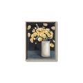 Picture of Yellow Pansies _GroupedProduct_Rectangle_Portrait_Canvas_Framed_