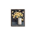Picture of Yellow Pansies _GroupedProduct_Rectangle_Portrait_Canvas_Framed_