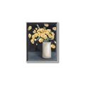 Picture of Yellow Pansies _GroupedProduct_Rectangle_Portrait_Canvas_Framed_