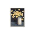 Picture of Yellow Pansies _GroupedProduct_Rectangle_Portrait_Canvas_Framed_