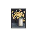 Picture of Yellow Pansies _GroupedProduct_Rectangle_Portrait_Canvas_Framed_