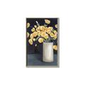 Picture of Yellow Pansies _GroupedProduct_Rectangle_Portrait_Canvas_Framed_