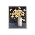 Picture of Yellow Pansies _GroupedProduct_Rectangle_Portrait_Canvas_Framed_