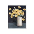 Picture of Yellow Pansies _GroupedProduct_Rectangle_Portrait_Canvas_Framed_