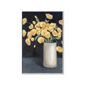 Picture of Yellow Pansies _GroupedProduct_Rectangle_Portrait_Canvas_Framed_