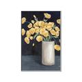 Picture of Yellow Pansies _GroupedProduct_Rectangle_Portrait_Canvas_Framed_