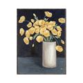 Picture of Yellow Pansies _GroupedProduct_Rectangle_Portrait_Canvas_Framed_