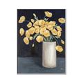 Picture of Yellow Pansies _GroupedProduct_Rectangle_Portrait_Canvas_Framed_
