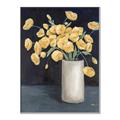 Picture of Yellow Pansies _GroupedProduct_Rectangle_Portrait_Canvas_Framed_