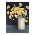 Picture of Yellow Pansies _GroupedProduct_Rectangle_Portrait_Canvas_Framed_