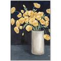 Picture of Yellow Pansies _GroupedProduct_Rectangle_Portrait_Canvas_Framed_