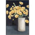 Picture of Yellow Pansies _GroupedProduct_Rectangle_Portrait_Canvas_Framed_