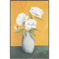 Picture of Roses & Vase _GroupedProduct_Rectangle_Portrait_Canvas_Framed_